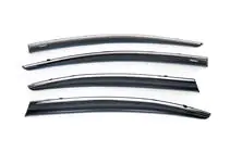 Honda Civic Sedan IX 2011-2016 Deflektory szyb z listwą chromowaną (4 szt, Niken) zdjęcia 2