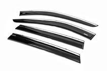 Nissan X-trail T32/Rogue 2014-2021 Deflektory szyb z listwą chromowaną (4 szt., Niken) zdjęcia 8