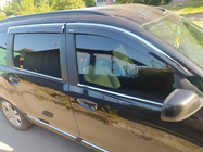 Dacia Lodgy 2012-2022 Deflektory szyb z listwą chromowaną (4 szt, Niken) zdjęcia 4