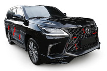Lexus LX570/450d 2008-2022 Zestaw nadwozia BlackEdition (do TRD 2016+) zdjęcia 1