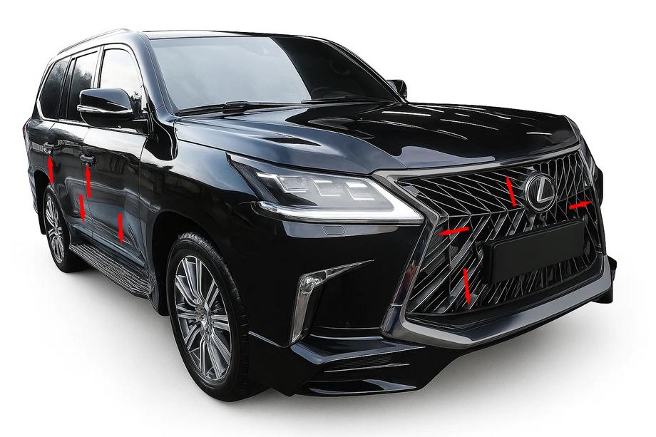 Lexus LX570/450d 2008-2022 Zestaw nadwozia BlackEdition (do TRD 2016+) Image