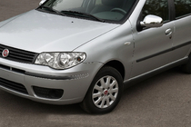 Fiat Albea 2002-2012 Nakladki na Lusterka (2011↗, 2 szt, plastik) Carmos - ABS zdjęcia 1