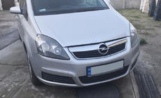 Opel Zafira B 2005–2011 Zimowa osłona na grill (2005-2008) Błyszczący zdjęcia 2