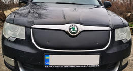 Skoda Superb 2009-2015 Zimowa osłona grilla (Górna, 2008-2013) zdjęcia 1