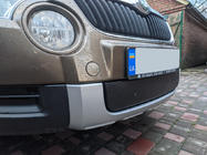 Skoda Yeti 2009-2017 Zimowa osłona grilla (dolna, 2009-2013) Matowy zdjęcia 3