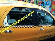 Fiat Albea 2002-2012 Zewnętrzne listwy okienne stal nierdzewna (4 szt.) zdjęcia 2