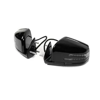 Lusterka Facelift (2 szt, czarne) Mercedes ML W164 2005-2011 zdjęcia 2