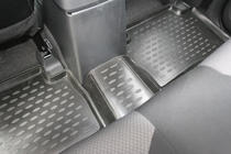 Mitsubishi L200 2015-2024 Dywaniki gumowe 3D do wnetrza (4 szt, Novline) Wersja budzetowa zdjęcia 2