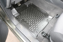 Mitsubishi L200 2015-2024 Dywaniki gumowe 3D do wnetrza (4 szt, Novline) Wersja budzetowa zdjęcia 3