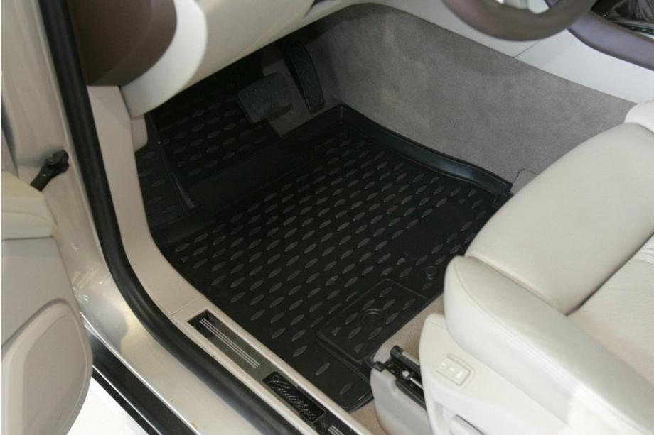 Cadillac SRX 2004-2009 (2010↗) Gumowe dywaniki samochodowe (3 szt, Novline) Zdjęcia 2