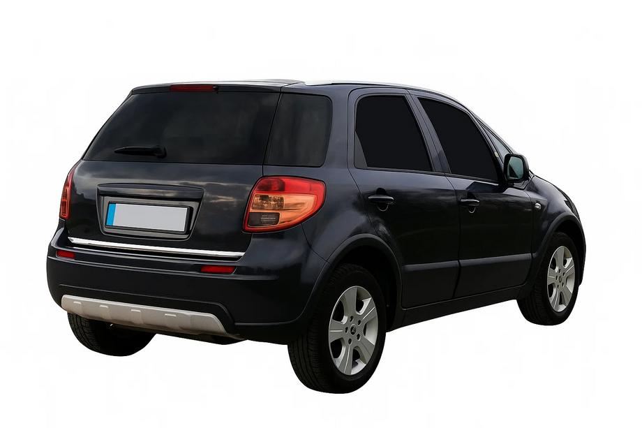 Fiat Sedici 2006-2014 Listwa bagażnika stal nierdzewna Zdjęcia 2