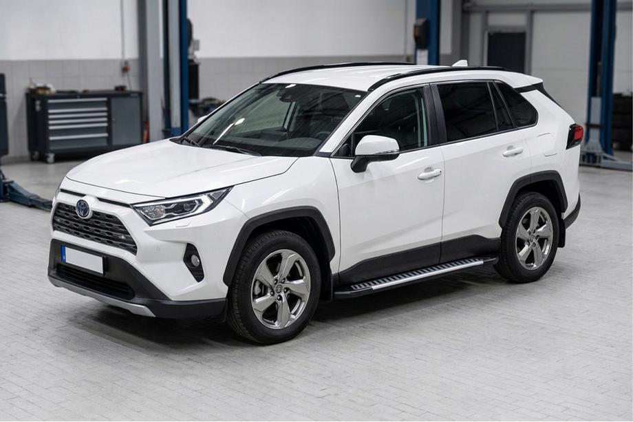 Toyota Rav 4 2019–2025 Progi Boczne Line (2 szt., Aluminium) Image