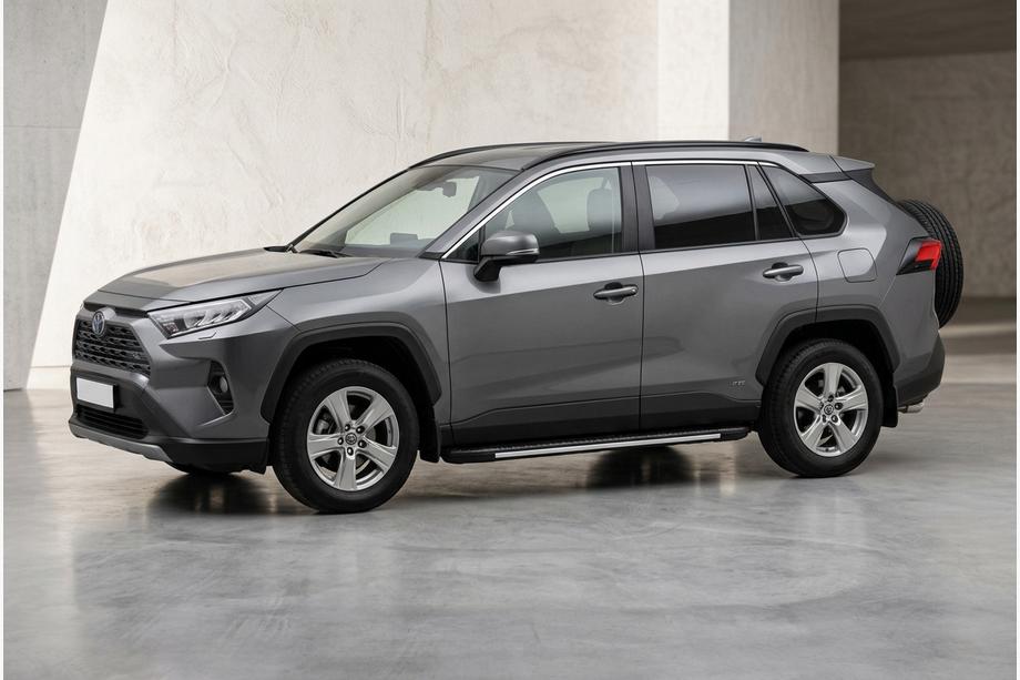 Toyota Rav 4 2019–2025 Progi Boczné Bosphore Grey (2 szt., Aluminium) Image