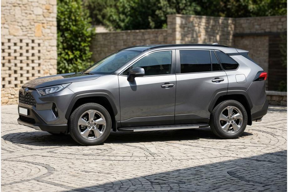 Toyota Rav 4 2019–2025 Progi Boczné Duru (2 szt., Aluminium) Image