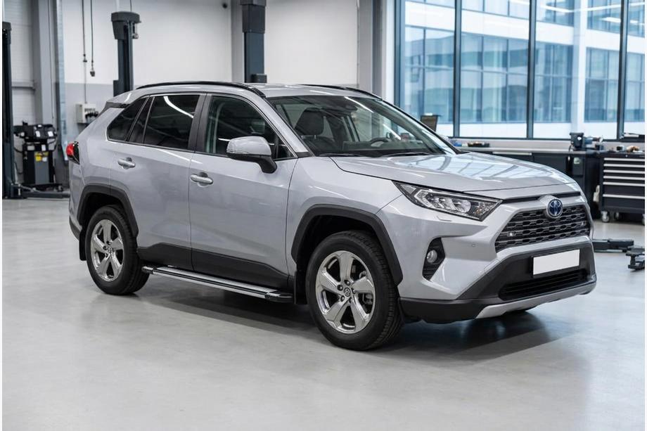 Toyota Rav 4 2019–2025 Progi Boczné Rainbow (2 szt., Aluminium) Image