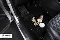 Hyundai Accent 2017-2023 Dywaniki gumowe (Comfort) do wnętrza (4 szt, Novline) zdjęcia 3