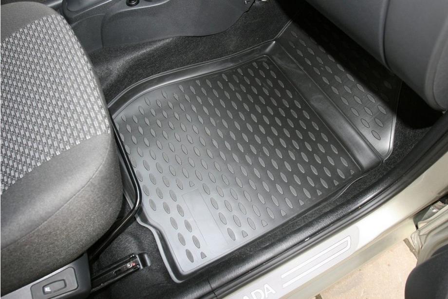 Lada Largus 2012- Dywaniki gumowe do wnętrza (4 szt, Novline) 5 miejsc Zdjęcia 4