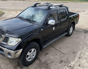 Nissan Navara 2006-2015 Relingi dachowe z belkami poprzecznymi (2 szt, Chrom) zdjęcia 1