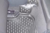 Volkswagen EOS 2006-2011 Gumowe dywaniki do wnętrza (4 szt, Novline) zdjęcia 2