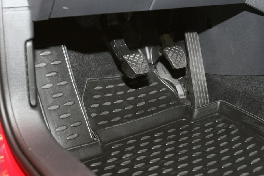 Volkswagen Jetta 2011-2018 Gumowe dywaniki do wnętrza (4 szt, Novline) Zdjęcia 2