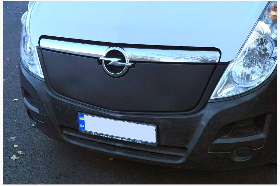 Opel Movano 2010-2021 Zimowa osłona na grill Zdjęcia 2
