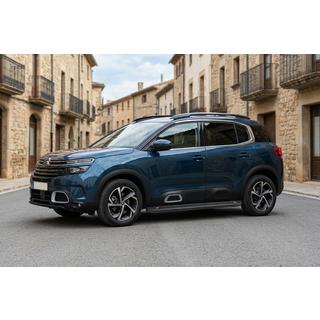 Progi Boczné Allmond Black (2 szt, Aluminium) Citroen C5 Aircross 2017-2025 zdjęcia 1