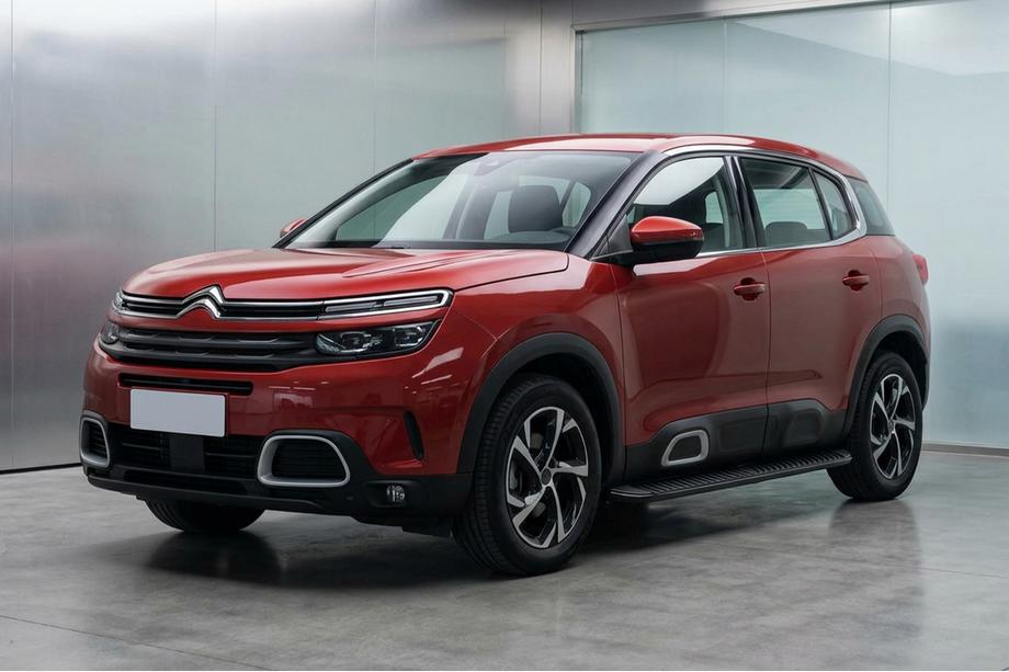 Citroen C5 Aircross 2017-2025 Progi Boczné Tayga Black (2 szt, Aluminium) Image
