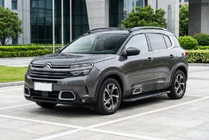 Citroen C5 Aircross 2017-2025 Progi Boczne Bosphore Black (2 szt., Aluminium) zdjęcia 1