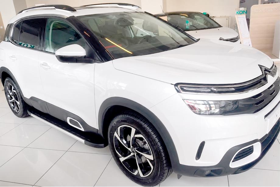 Citroen C5 Aircross 2017-2025 Progi Boczné Duru (2 szt., Aluminium) Image
