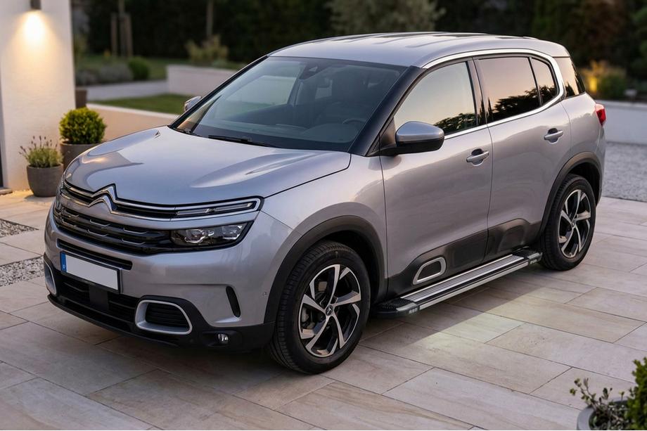 Citroen C5 Aircross 2017-2025 Progi Boczné Rainbow (2 szt., Aluminium) Image
