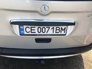 Mercedes Citan 2013-2021 Listwa chromowana nad tablicą rejestracyjną (stal nierdzewna) zdjęcia 2