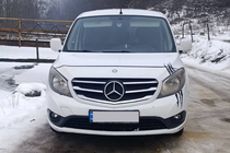 Mercedes Citan 2013-2021 Nakładki na Grilla Chromowane (5 szt, Stal Nierdzewna) Carmos - Turecka Stal Nierdzewna zdjęcia 2
