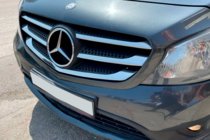 Mercedes Citan 2013-2021 Nakładki na Grilla Chromowane (5 szt, Stal Nierdzewna) Carmos - Turecka Stal Nierdzewna zdjęcia 3