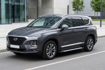 Hyundai Santa Fe 4 2018-2023 Progi Boczne Line (2 szt., Aluminium) zdjęcia 1