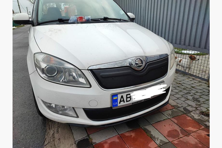 Skoda Roomster 2006-2015 Zimowa zaślepka grilla (2011-2014, dolna) Matowy Zdjęcia 6