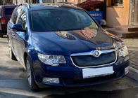 Skoda Superb 2009-2015 Zimowa osłona grilla (dolna, 2008-2013) Matowy zdjęcia 7