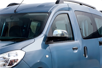 Renault Dokker 2013-2022 Nakładki na Lusterka (2 szt, Stal Nierdzewna) OmsaLine - Włoska Stal Nierdzewna zdjęcia 1