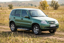 Chevrolet Niva 1998-2020 Progi Boczné Sunrise (2 szt., Aluminium) zdjęcia 1
