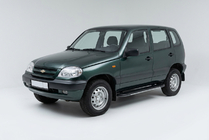 Chevrolet Niva 1998-2020 Progi Boczné Bosphore Grey (2 szt., Aluminium) zdjęcia 1