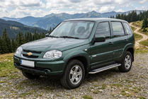 Chevrolet Niva 1998-2020 Progi Boczne Maydos V2 (2 szt., Aluminium i Stal Nierdzewna) zdjęcia 1