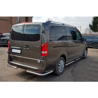 Tylny Ochraniacz Rogow AK003 (Stal Nierdzewna) Mercedes Vito/V-class W447 2014- zdjęcia 3