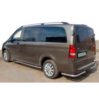 Tylny Ochraniacz Rogow AK003 (Stal Nierdzewna) Mercedes Vito/V-class W447 2014- zdjęcia 1