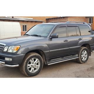Osłony progów bocznych (2 szt., stal nierdzewna) Lexus LX470 1998-2007 zdjęcia 2