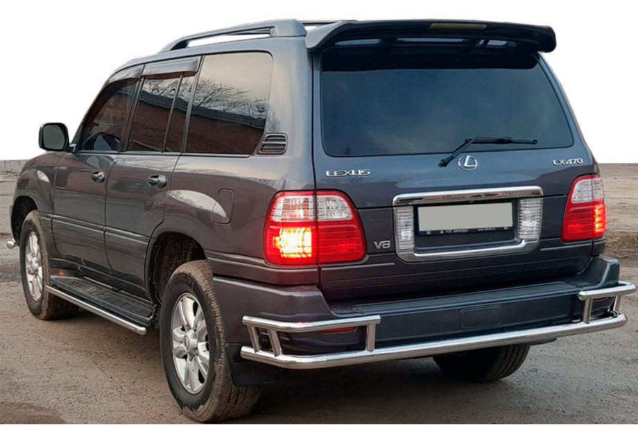 Lexus LX470 1998-2007 Osłona Tylna AK009-15 (Stal Nierdzewna) Image