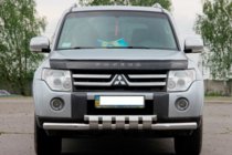 Mitsubishi Pajero Wagon IV 2006-2021 Przedni Pałąk ST015-13 (Stal Nierdzewna) zdjęcia 1