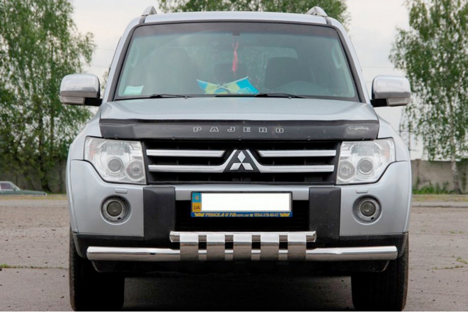 Mitsubishi Pajero Wagon IV 2006-2021 Przedni Pałąk ST015-13 (Stal Nierdzewna) Image
