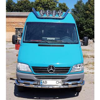 Osłona Przednia ST015-2 (Stal Nierdzewna) Mercedes Sprinter W901/902/903/904/905 1995–2006 zdjęcia 2