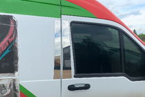 Ford Connect 2002–2006 Listwy Chromowane Slupka Drzwi (4 szt) zdjęcia 1