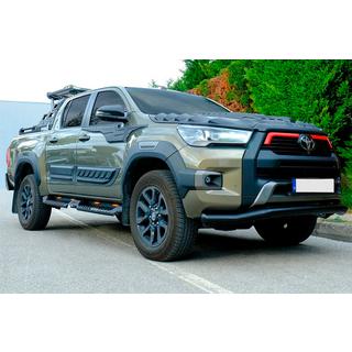 Osłona przednia Texas do 2020+ (76mm, czarna) Toyota Hilux 2015- zdjęcia 3