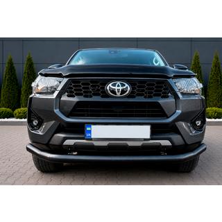 Osłona przednia Texas do 2020+ (76mm, czarna) Toyota Hilux 2015- zdjęcia 4